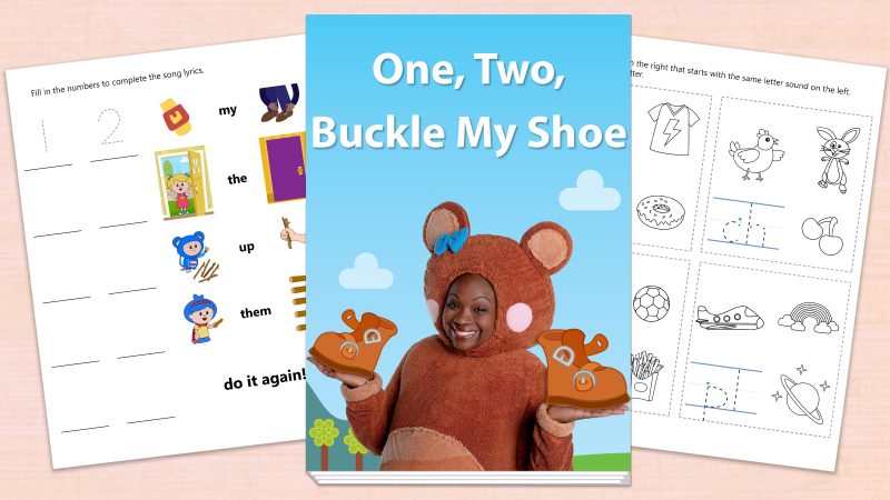 Image for One, Two, Buckle My Shoe – Printables