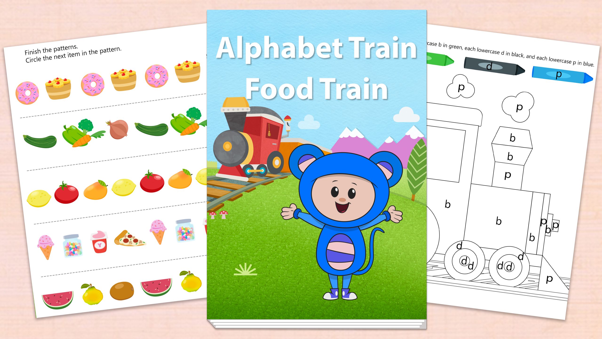 Alphabet train food train