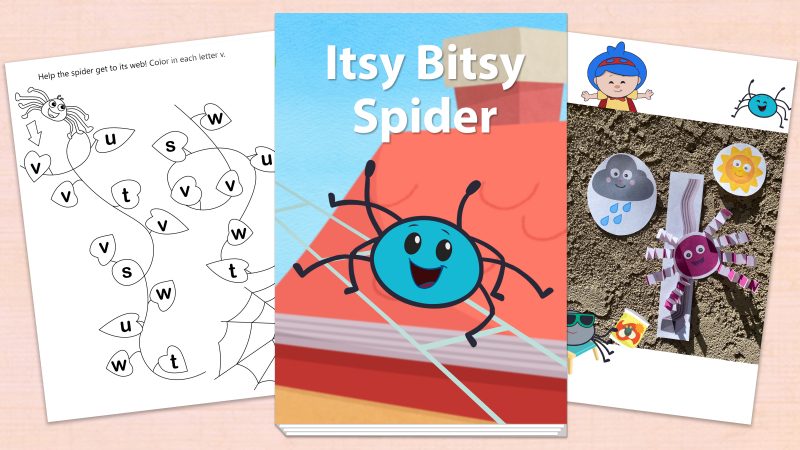 Image for Itsy Bitsy Spider – Printables