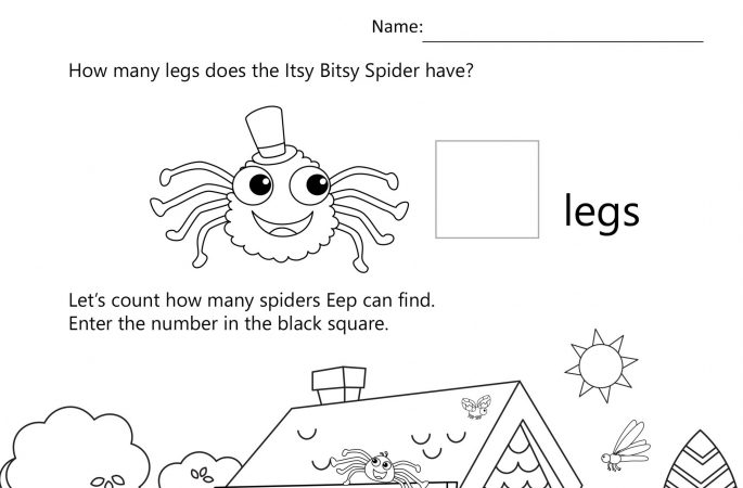 Image for Itsy Bitsy Spider – Math 1