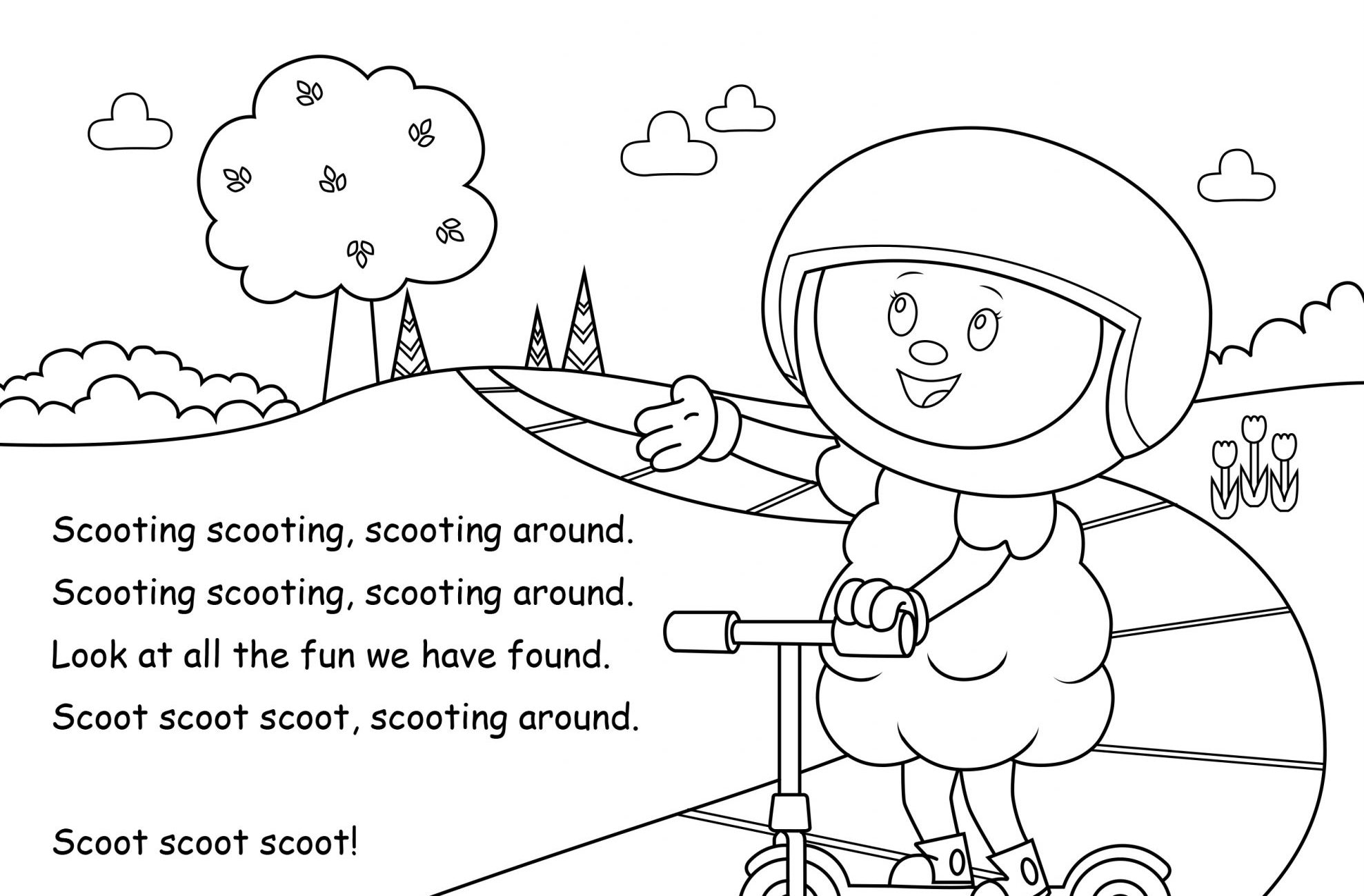 Scooting Activity Scooting Around - Activity 1 - Mother Goose Club