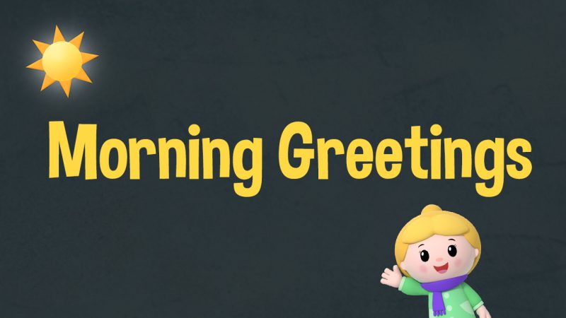 Image for Morning Greetings – Lyric Sheet