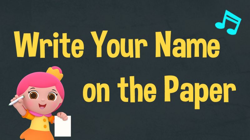 Image for Write Your Name on the Paper – Lyric Sheet